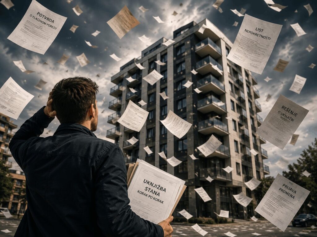 uknjizba stana u procesu